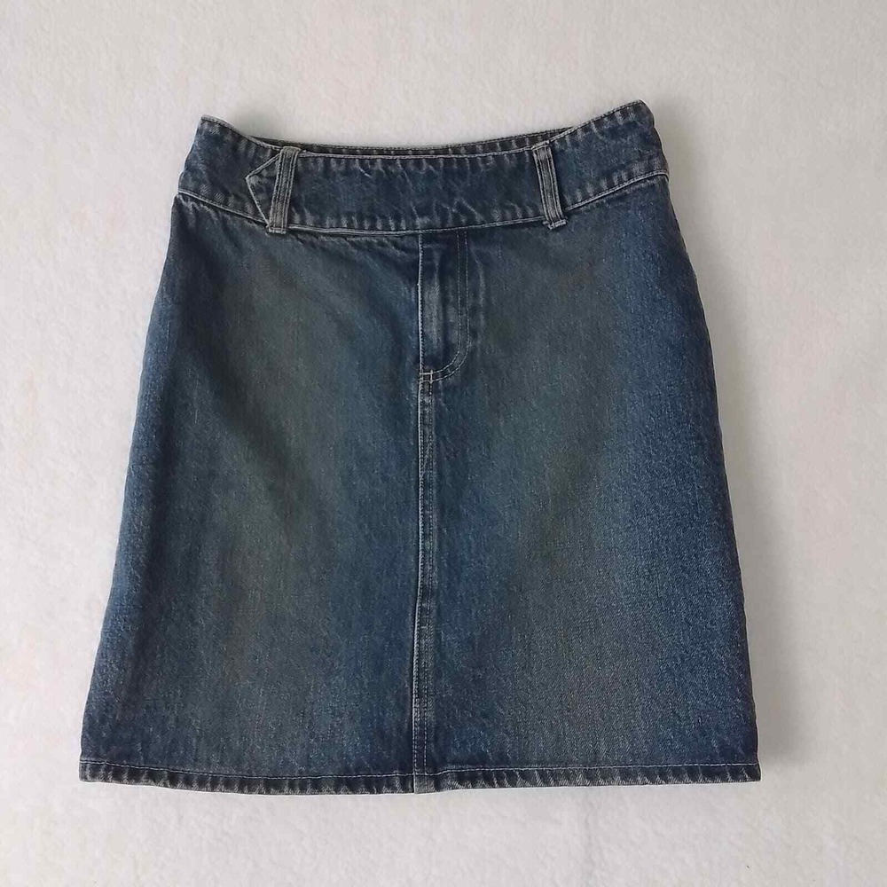 Ivy Jane Womens Size 4 Denim Jean Skirt True Y2K Western Boho High Rise USA Made